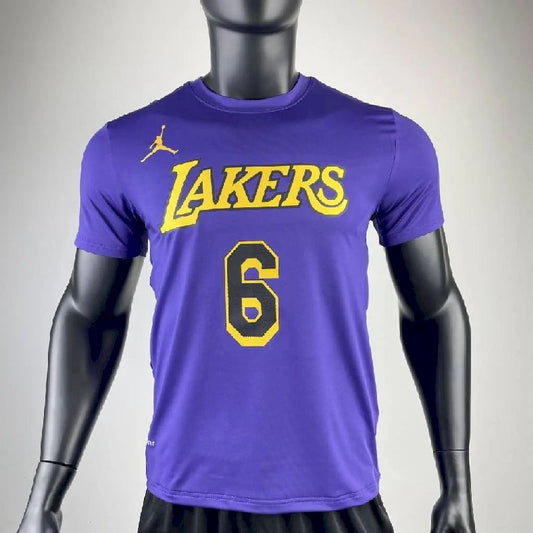Camiseta masculina roxa do time LeBron James