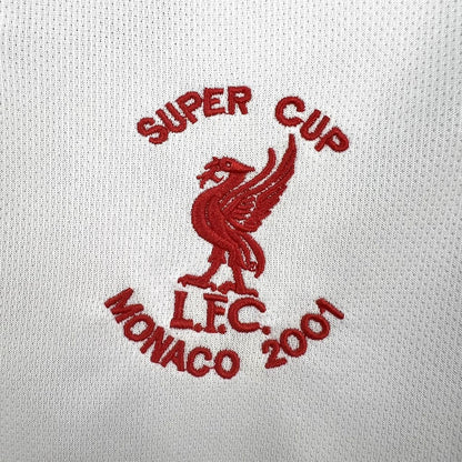 Camisa retrô reserva do Liverpool 2001/02