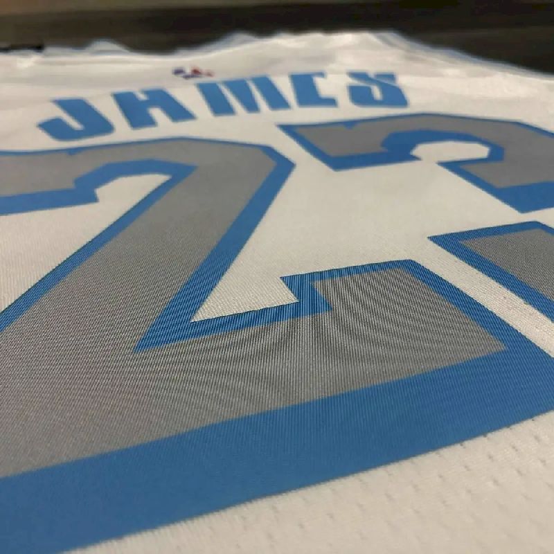 Men’s LeBron James White Player Version Jersey – City Edition