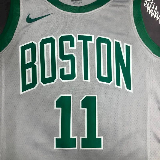 Camisa cinza masculina do time Kyrie Irving