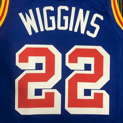 Men’s Andrew Wiggins Blue Team Jersey – 75th Anniversary Classics Edition
