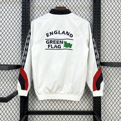 Jaqueta branca Umbro Track da Inglaterra 1998-99