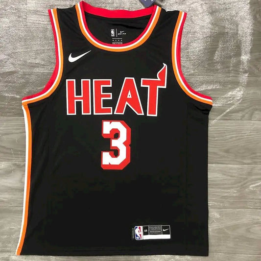 Camisa masculina Dwyane Wade Black Classics Swingman Player Version