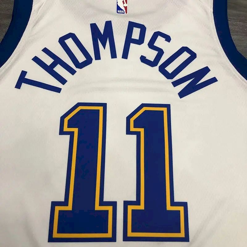 Camisa Klay Thompson Masculina Branca Versão Jogador – Edição Clássica