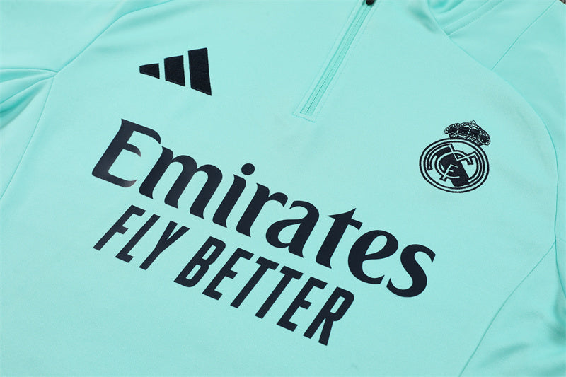 Suéter e calça adulto com zíper médio Real Madrid 2024/25 14001