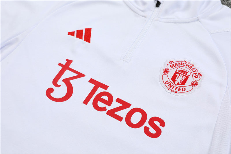 Suéter e calça adulto Manchester United 2023/24 com zíper 14001