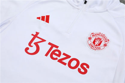 Suéter e calça adulto Manchester United 2023/24 com zíper 14001