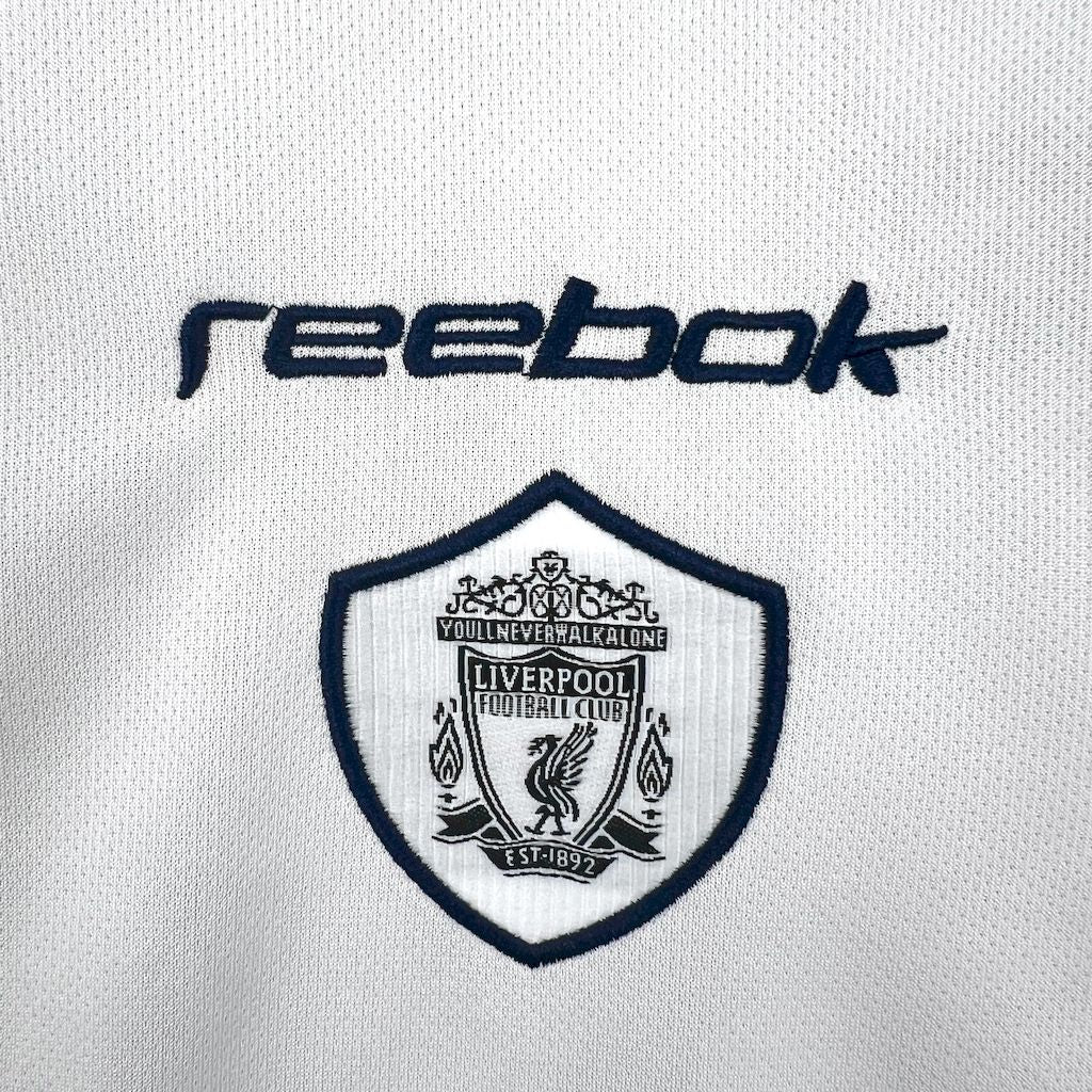 Camisa retrô reserva do Liverpool 2001/02