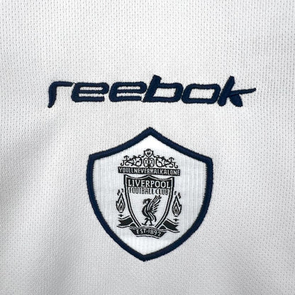 Camisa retrô reserva do Liverpool 2001/02