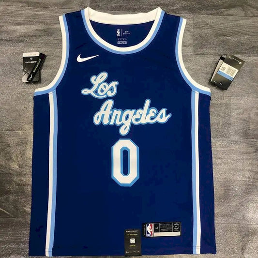 Camisa Nick Young Azul Masculina Versão Jogador – Edição Clássica Retro