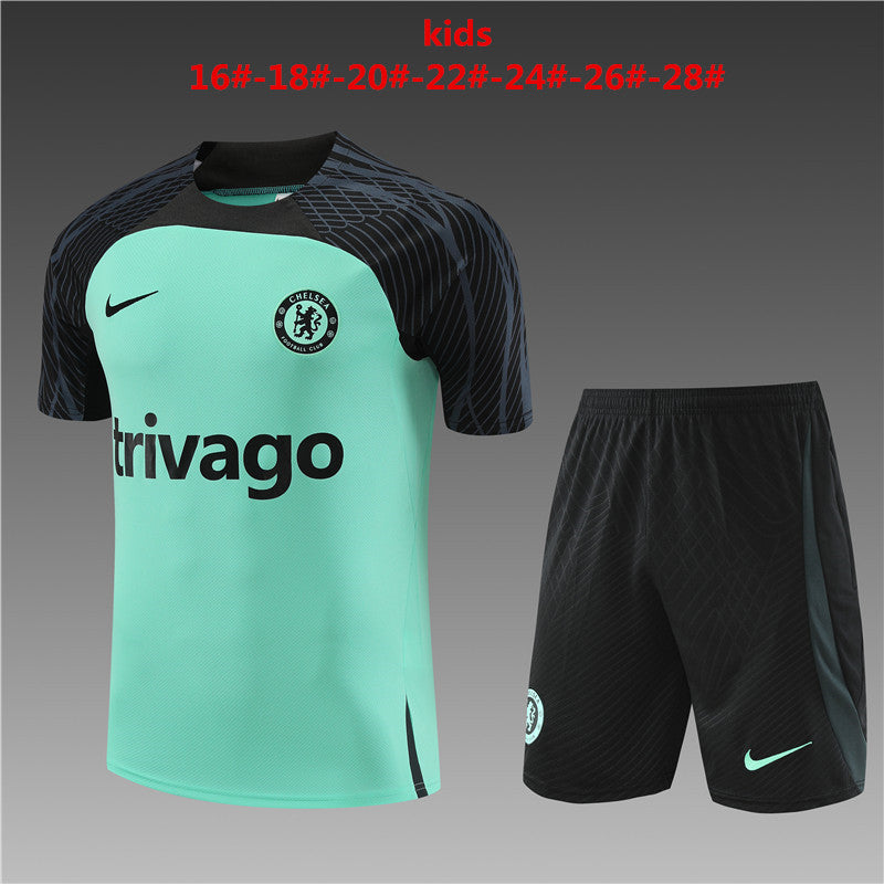 Camisa e short infantil Chelsea 2024/25 14001