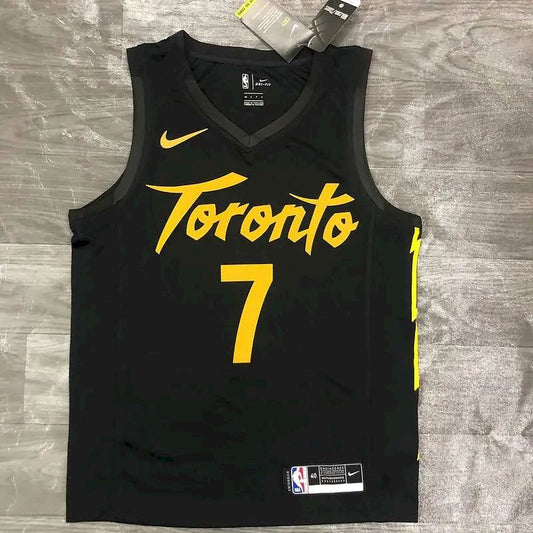 Men’s Kyle Lowry Black Swingman Player Version Jersey – City Edition