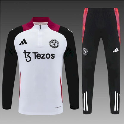 Suéter e calça adulto Manchester United 2024/25 com zíper 14001