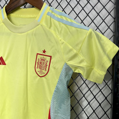 Camisa reserva infantil Espanha 2024/25 Euro