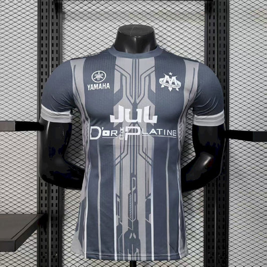 Olympique de Marseille 2025/26 Grey Jersey Player Version