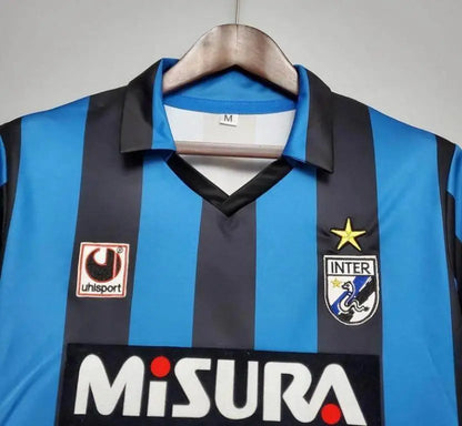 Camisa retrô Home do Inter de Milão 1988/89