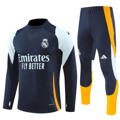 Suéter e calça adulto com zíper médio Real Madrid 2024/25 14001