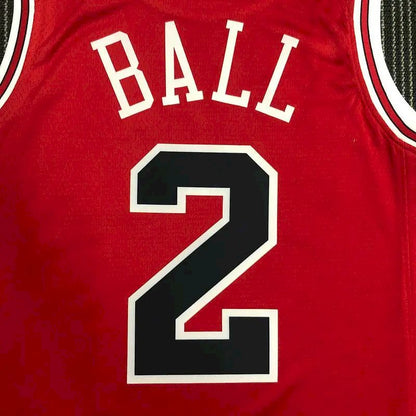 Camisa masculina vermelha da Lonzo Ball Team – Edição de 75º aniversário