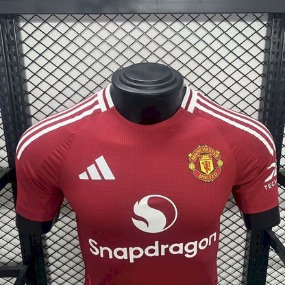 Men's Manchester United 2024/25 Home Jersey Player Version