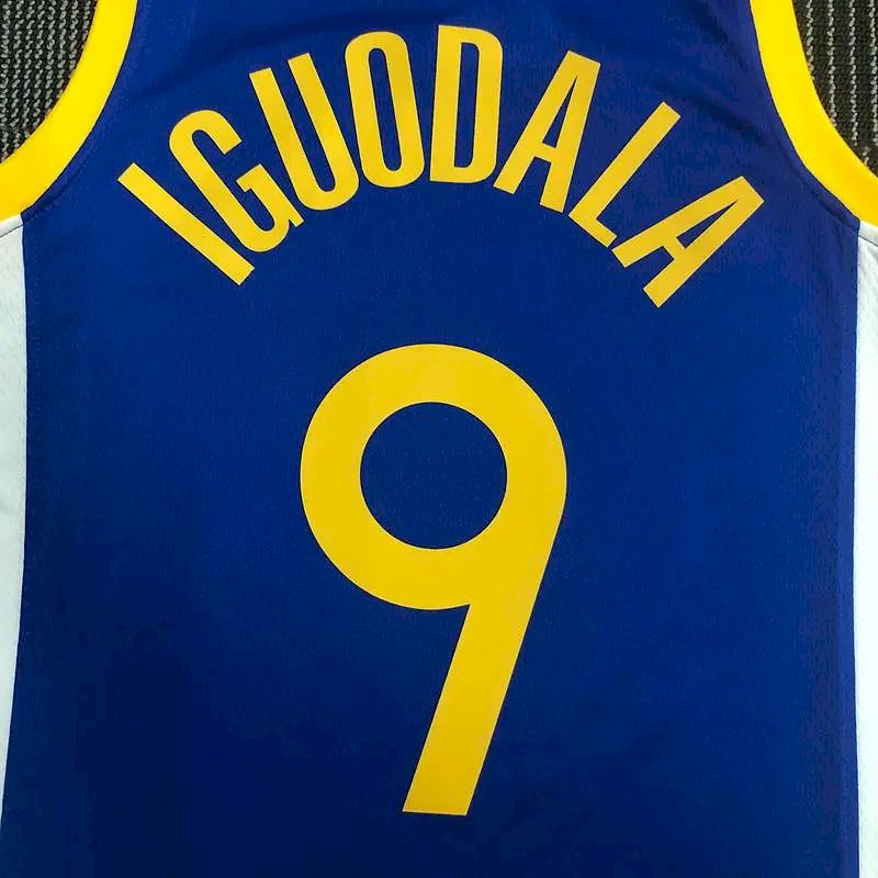 Men’s Andre Iguodala Blue Team Jersey – 75th Anniversary Edition