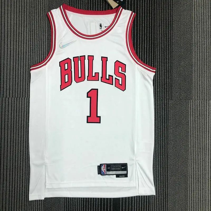 Camisa Derrick Rose Branca Masculina – Edição de 75º Aniversário
