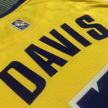 Camisa amarela masculina Anthony Davis – Edição de 75º aniversário