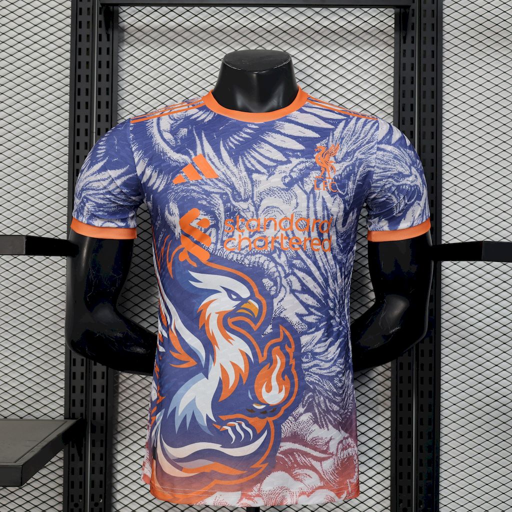 Men's Liverpool 2025/26 Grey Jersey Player Version