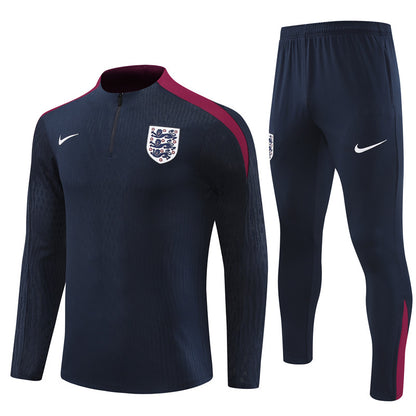 Suéter e calça adulto com zíper parcial Inglaterra 2024/25 14001