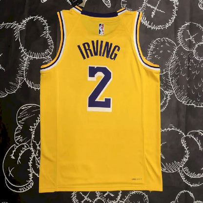 Men’s Kyrie Irving Yellow Team Jersey – 75th Anniversary Edition