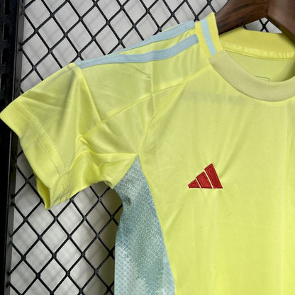 Camisa reserva infantil Espanha 2024/25 Euro
