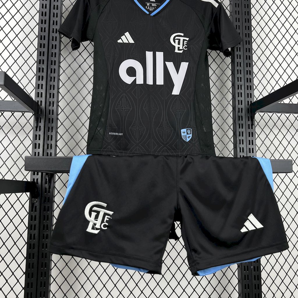 Charlotte FC 2025/26 Away Kids Kit
