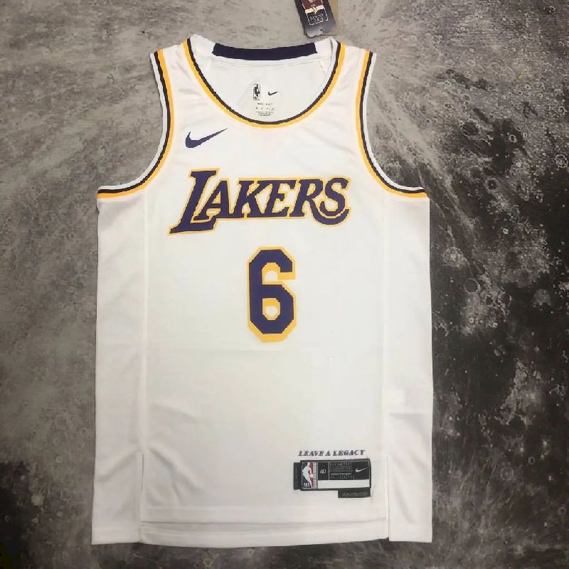 Men’s LeBron James White Team Jersey