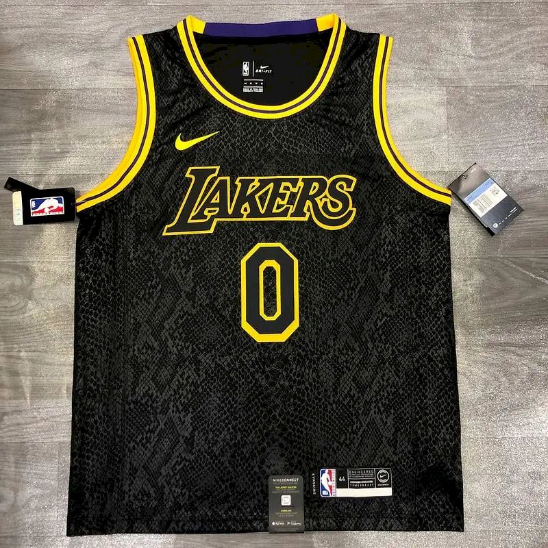 Camisa Kyle Kuzma Black Mamba versão jogador masculina