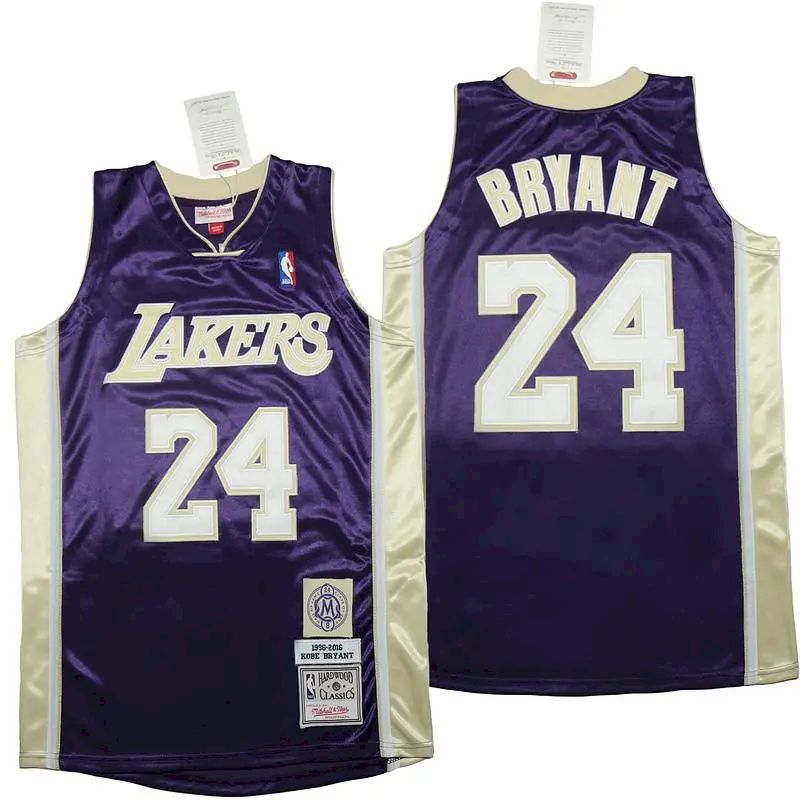 Camisa Kobe Bryant Purple Hall of Fame Classe de 2020 #24 Autêntica Retro Classics