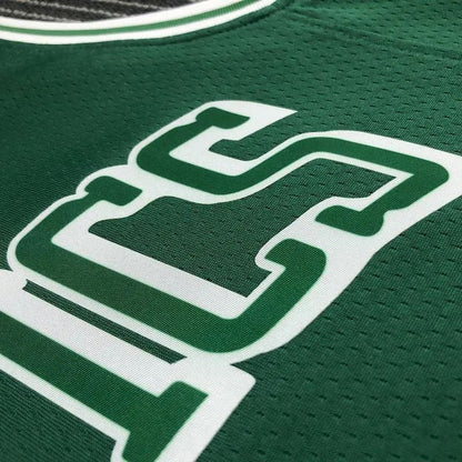 Camisa masculina Jayson Tatum Green Team – Edição City de 75º aniversário
