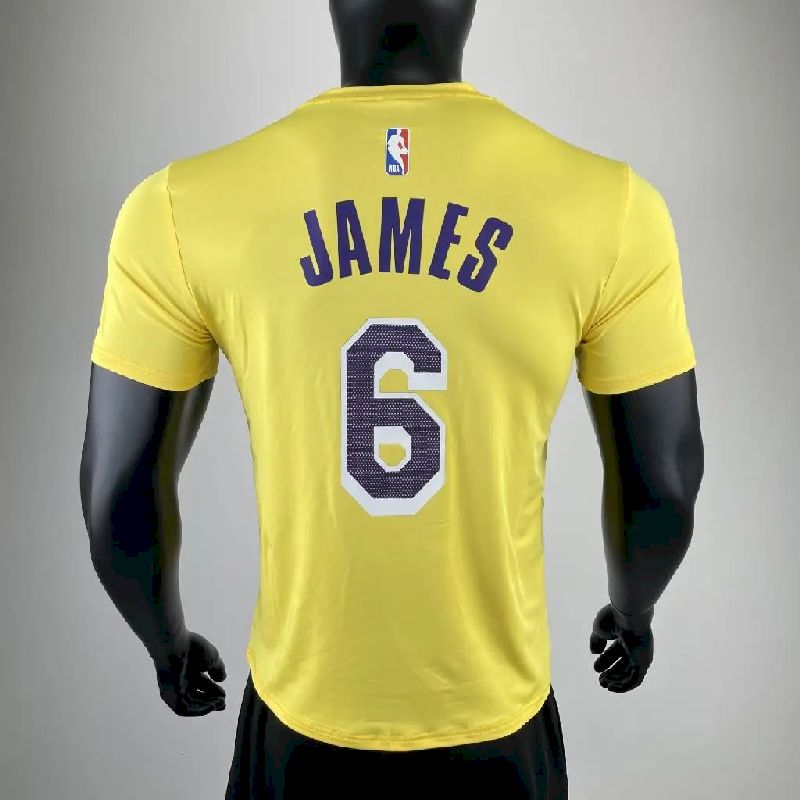 Men’s LeBron James Yellow Team T-shirt