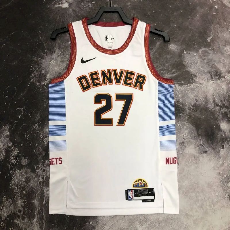 Camisa Jamal Murray Branca Masculina – Edição Cidade