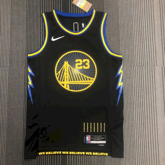 Camisa masculina Draymond verde e preta da equipe – Edição City do 75º aniversário