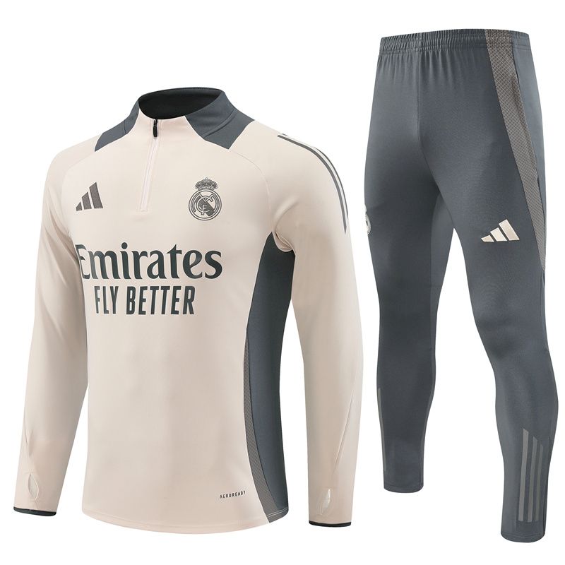 Suéter e calça adulto com zíper médio Real Madrid 2024/25 14001