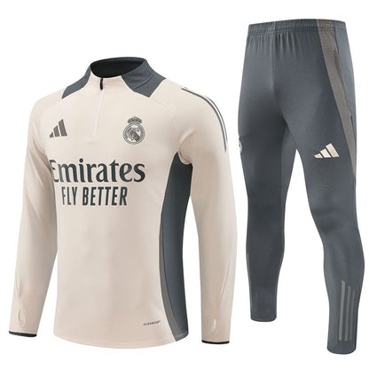 Suéter e calça adulto com zíper médio Real Madrid 2024/25 14001