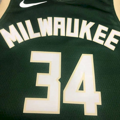 Camisa Swingman Verde Giannis Antetokounmpo Masculina 2020-21 – Edição Ícone