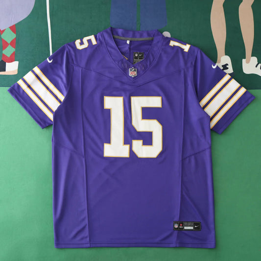 Jersey NFL Minnesota Vikings Dallas Turner 15
