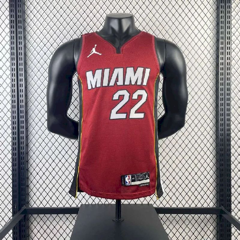 Camisa vermelha masculina Jimmy Butler Team – Edição Statement