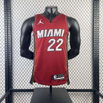 Camisa vermelha masculina Jimmy Butler Team – Edição Statement