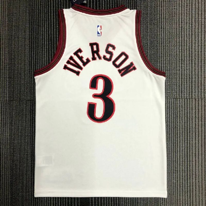 Camisa Allen Iverson Retro Team Masculina Branca
