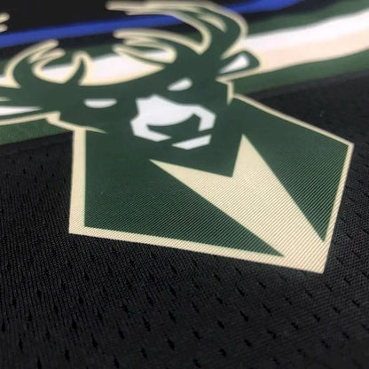 Camisa Swingman Preta Giannis Antetokounmpo Masculina 2020-21 – Edição Statement