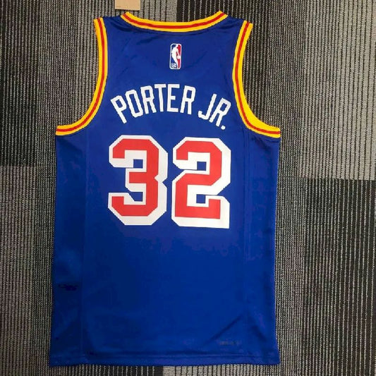 Camisa masculina ChrisPorter Blue Retro Team – Edição de 75º aniversário