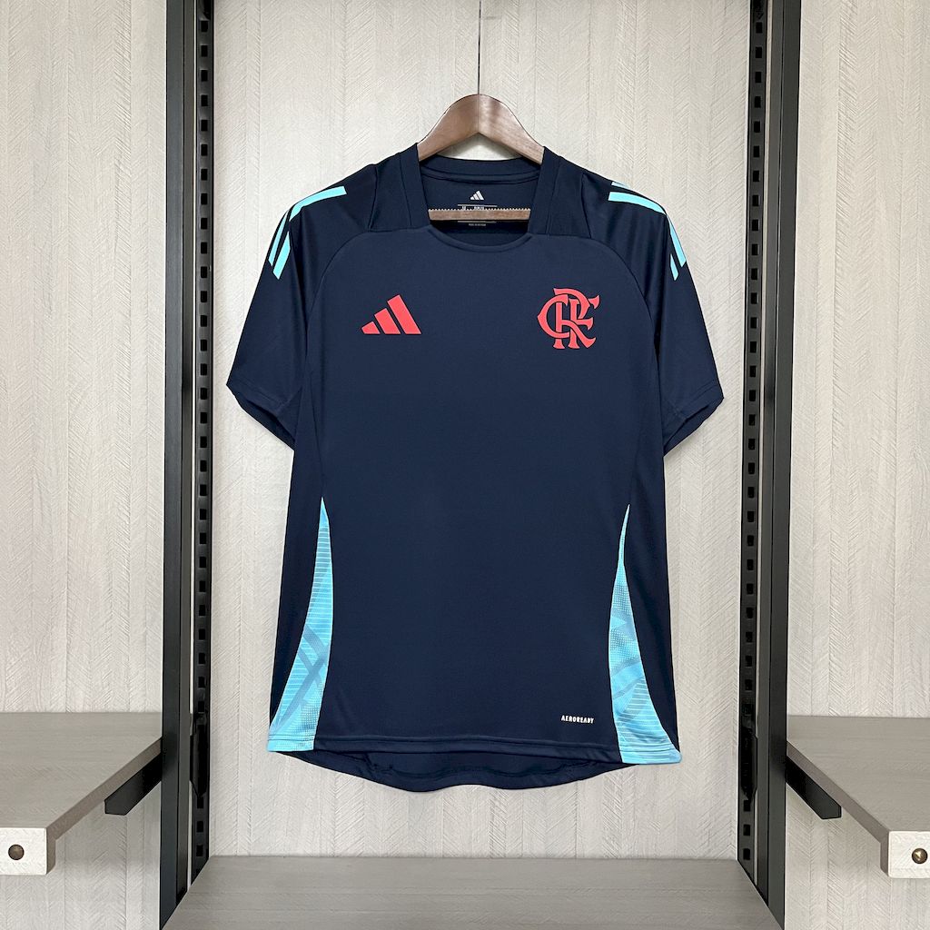 Camisa Flamengo Treino 2025/26 Azul Escuro