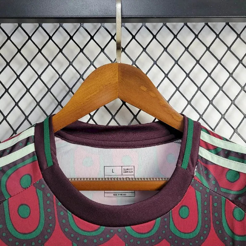 Men's Mexico 2024/25 Home Long Sleeve Jersey