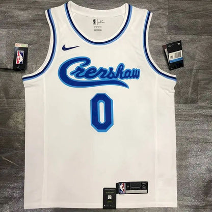 Nick Young Men’s White Player Version Jersey – Retro Classic Joint Edition